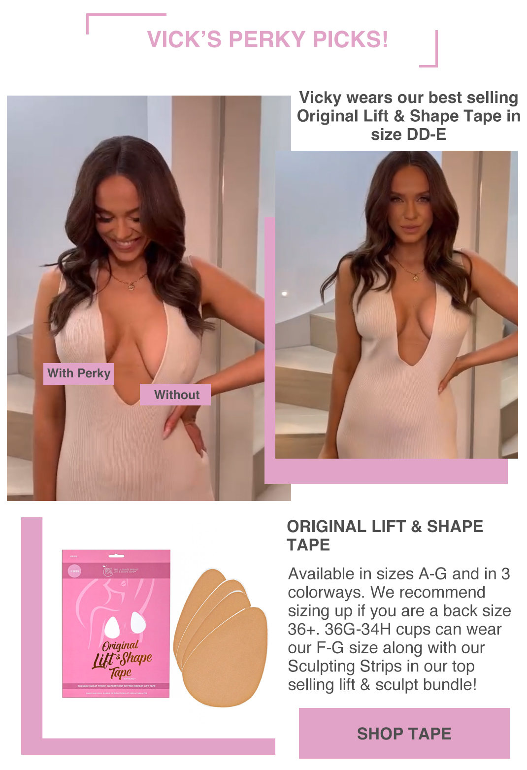 Perky Pear Lift And Shape Tape